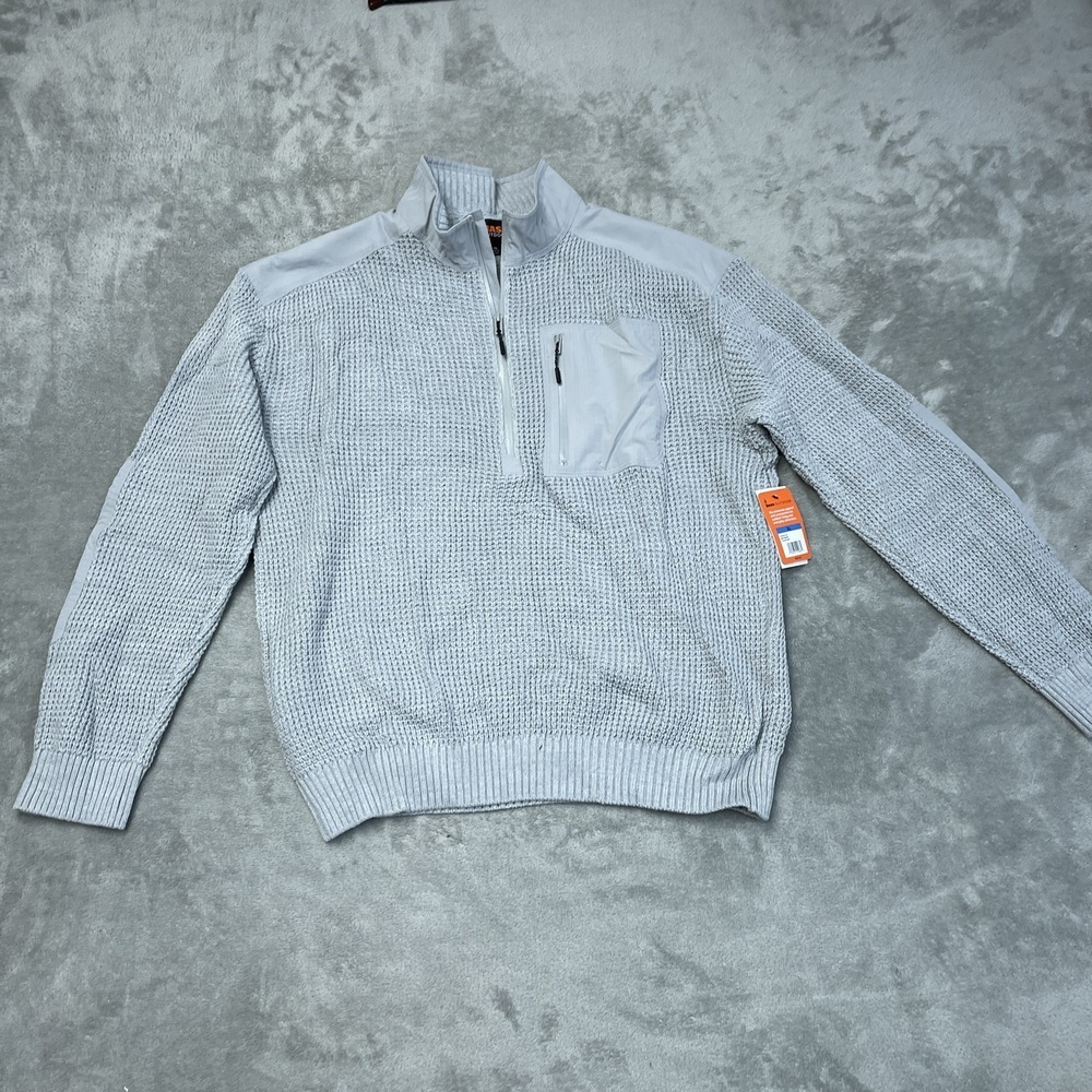 Bass Outdoor Men's XL Mixed Sweater Glacier Gray e0510